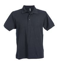 POLO UNISEX CON BOTTONI IN TINTA
